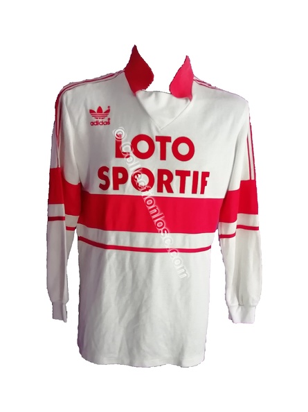 Maillot du LOSC porté par Victor DA SILVA en coupe de France édition 1988/1989