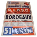 Affiche foot LOSC-BORDEAUX 1979/1980