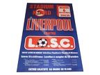 Affiche foot LILLE LOSC LFC LIVERPOOL 1979/1980