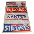 Affiche foot LOSC LILLE FCN NANTES coupe de France 1982/1983