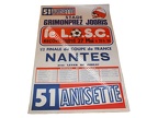 Affiche foot LOSC LILLE FCN NANTES coupe de France 1982/1983