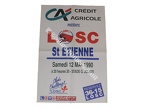 Affiche foot LILLE LOSC ASSE SAINT-ETIENNE 1989/1990