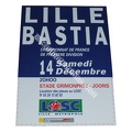 Affiche foot vintage LILLE LOSC SCB BASTIA 1996/1997