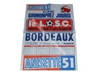 Affiche foot LILLE LOSC FCGB BORDEAUX 1978/1979