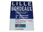 Affiche foot vintage LILLE LOSC FCGB BORDEAUX 1996/1997