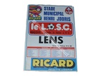 Affiche foot vintage LILLE LOSC RCL LENS 1974/1975