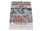 Affiche foot LILLE LOSC LIVERPOOL LFC 1978/1979