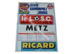 Affiche foot ancienne LILLE LOSC METZ FCM 1975/1976