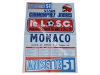 Affiche foot LILLE LOSC ASM MONACO 1978/1979