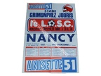 Affiche foot LILLE LOSC ASNL NANCY 1978/1979