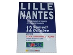 Affiche foot vintage LILLE LOSC NANTES FCN 1996/1997