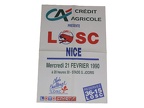 Affiche foot LILLE LOSC NICE OGCN 1989/1990