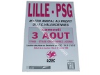 Affiche foot vintage LILLE LOSC PARIS PSG Amical 1996/1997