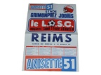 Affiche foot LILLE LOSC REIMS 1978/1979