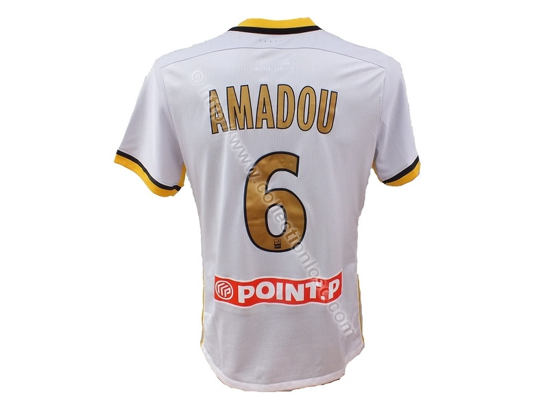 Maillot du LOSC porté par Ibrahim AMADOU en Coupe de la Ligue édition 2015/2016