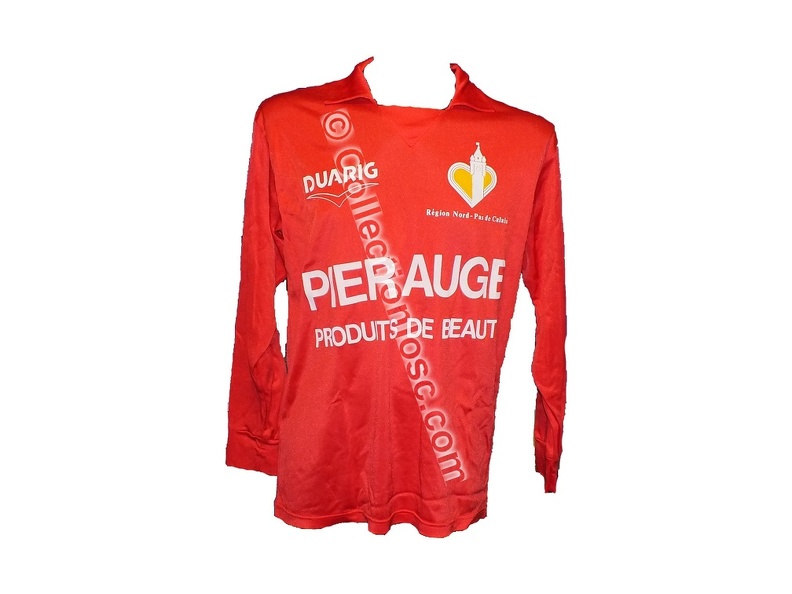 Maillot du LOSC porté par Jocelyn ANGLOMA en championnat de D1 saison 1988/1989