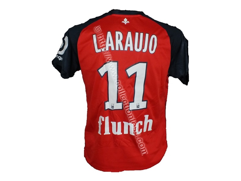 Maillot du LOSC porté par Luiz ARAUJO en L1 saison 2018/2019