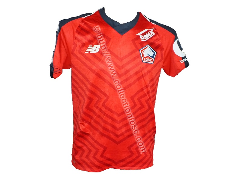 Maillot du LOSC porté par Luiz ARAUJO en Championnat de Ligue 1 lors de la Saison 2018-2019 araujo-1819-face.jpg