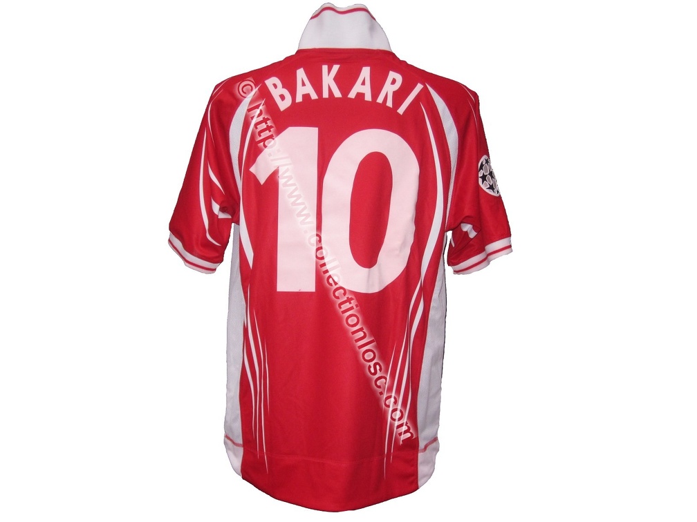 Maillot du LOSC porté par Dagui BAKARI en Champions League édition 2001/2002