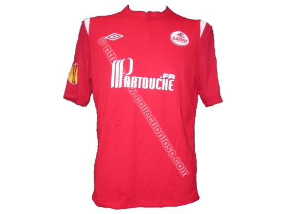 Maillot du LOSC porté par Florent BALMONT en Europa League édition 2010/2011