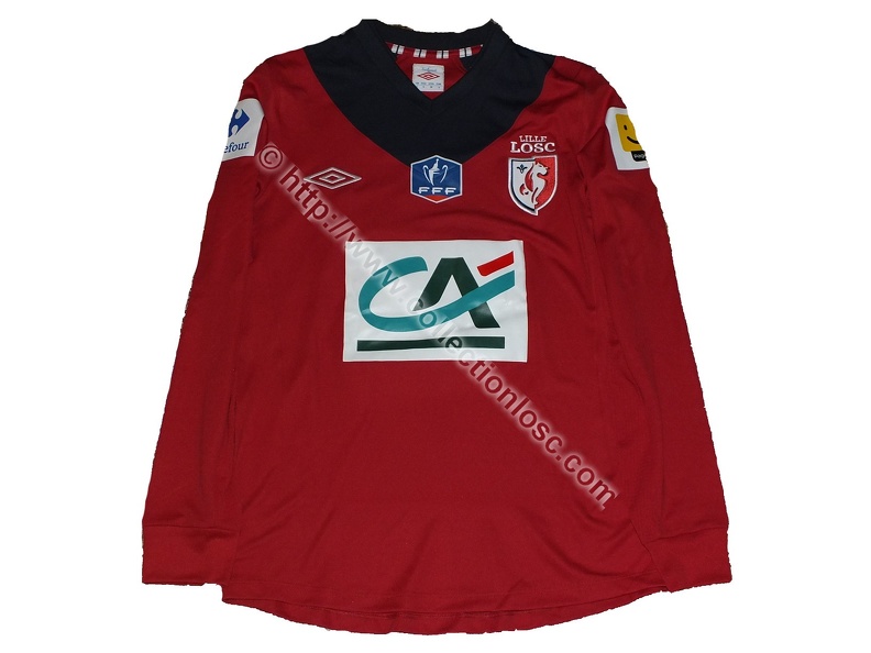 Maillot du LOSC porté par Florent BALMONT en Coupe de France édition 2012/2013