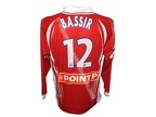 Maillot du LOSC porté par Salaheddine BASSIR en Coupe de la Ligue édition 2001/2002