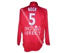 Maillot du LOSC porté par Mikkel BECK en D1 saison 2000/2001