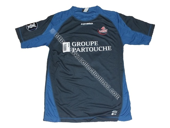 Maillot du LOSC porté par Mathieu BODMER en Coupe UEFA édition 2004/2005