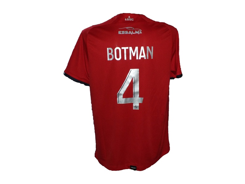 Maillot du LOSC porté par Sven BOTMAN en L1 saison 2021/2022