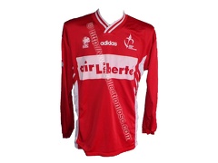 Maillot du LOSC porté par Djezon BOUTOILLE en D1 saison 1995/1996