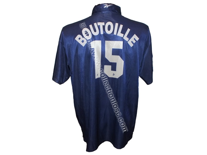 Maillot du LOSC porté par Djezon BOUTOILLE en D2 saison 1998/1999