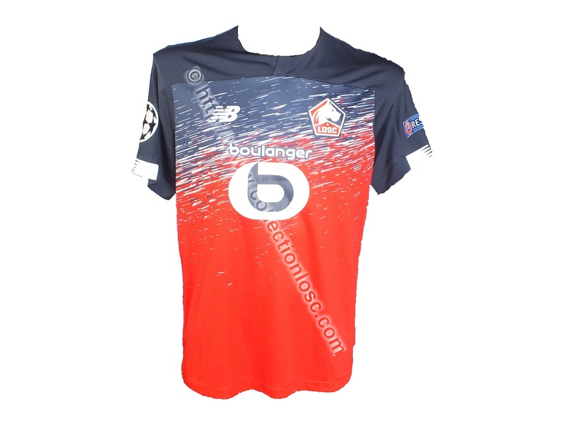 Maillot du LOSC porté par Demagoj BRADARIC en Champions League édition 2019/2020