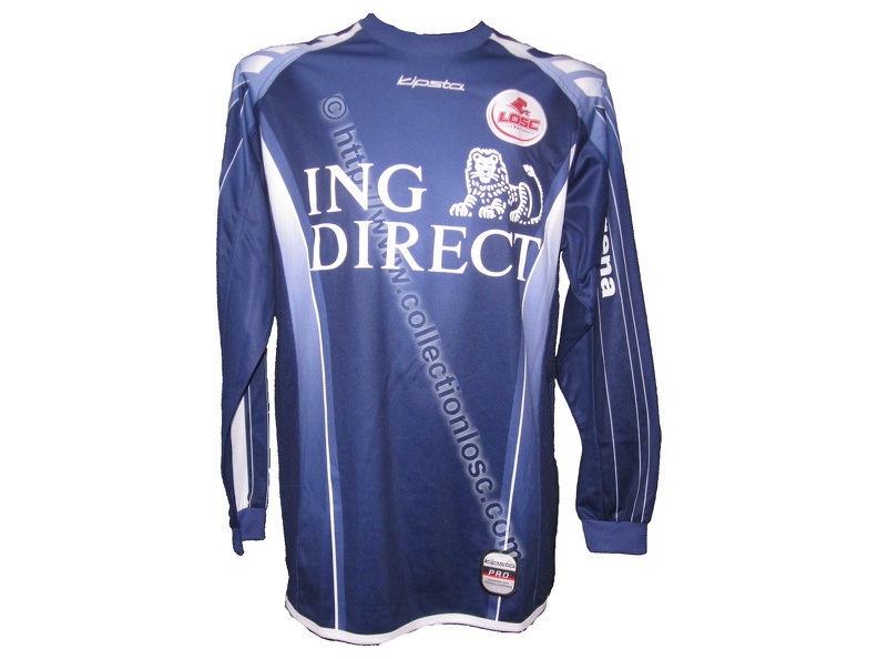 Maillot du LOSC porté par Philippe BRUNEL en L1 saison 2002/2003