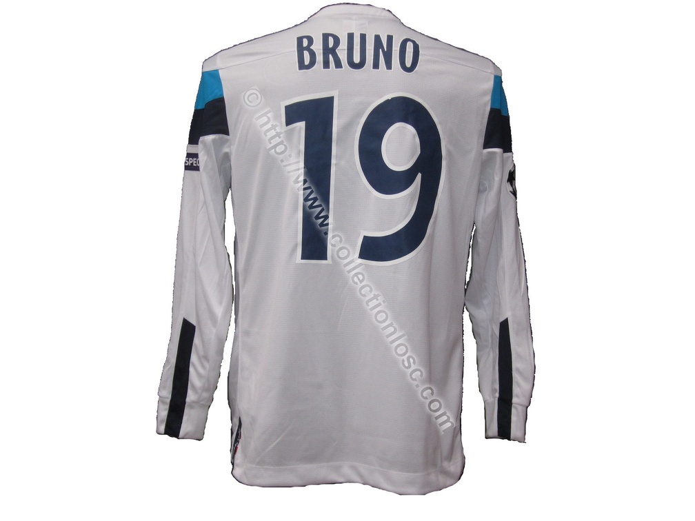 Maillot du LOSC porté par Gianni BRUNO en Champions League édition 2011/2012