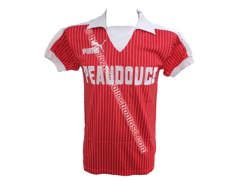 Maillot du LOSC porté par Bernard BUREAU en D1 saison 1983/1984