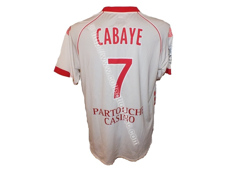 Maillot du LOSC porté par Yohan CABAYE en L1 saison 2008/2009