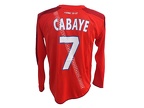 Maillot du LOSC porté par Yohan CABAYE en Europa League édition 2005/2006