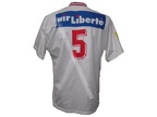 Maillot du LOSC porté par Cédric CARREZ en D1 saison 1995/1996