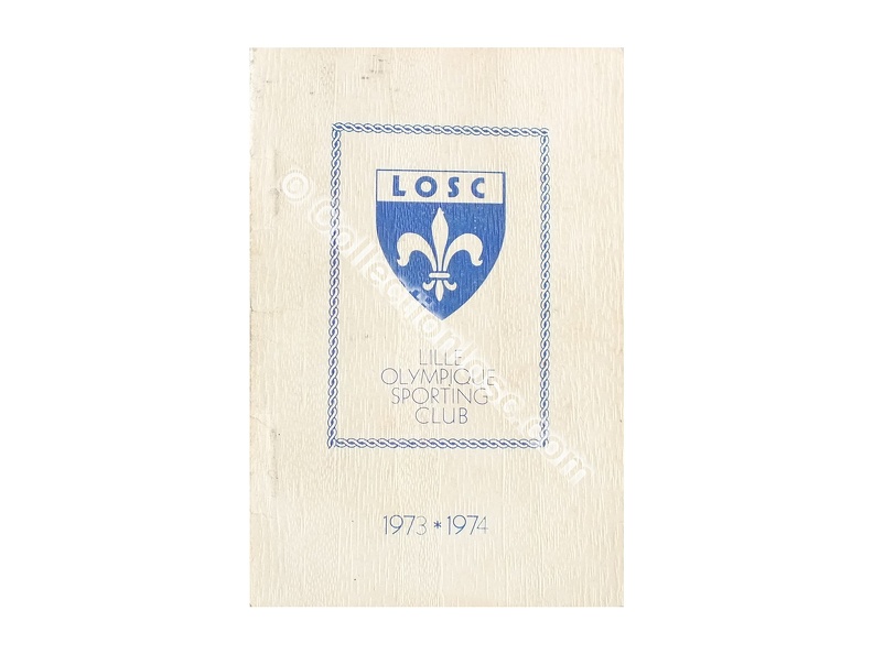 Carte abonné foot LILLE LOSC 1973/1974