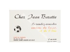 Carton foot LILLE LOSC Jean BARATTE