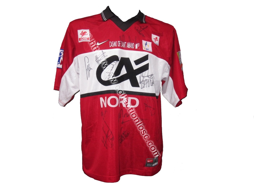 Maillot Olivier thomert Maillot coupe de la ligue 1999 Caen Le Mans