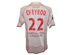 Maillot du LOSC porté par Benoit CHEYROU en L1 saison 2003/2004