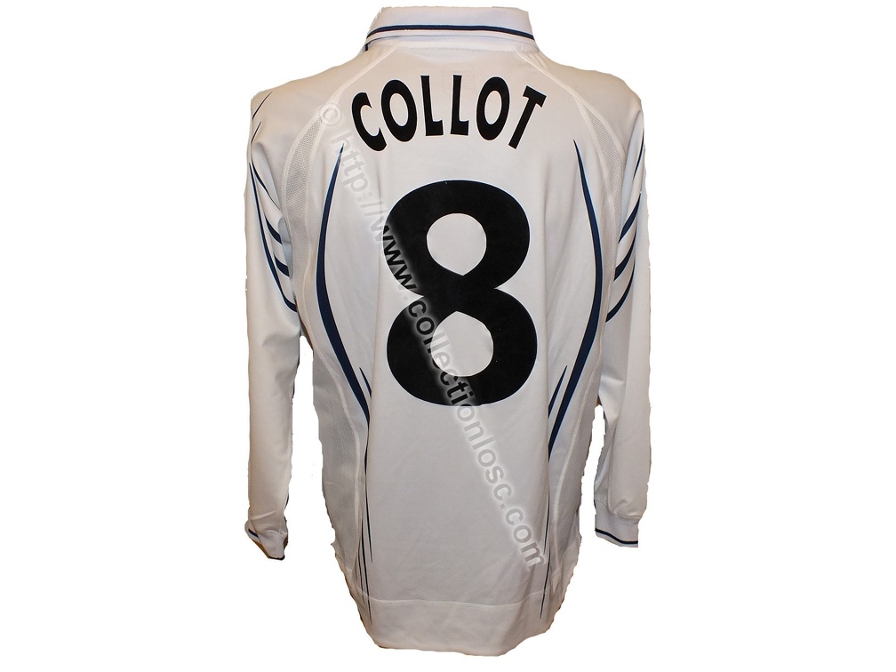 Maillot du LOSC porté par Patrick COLLOT en Coupe UEFA édition 2001/2002