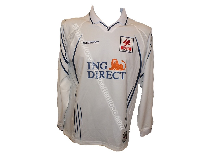 Maillot du LOSC porté par Patrick COLLOT en Coupe UEFA édition 2001/2002