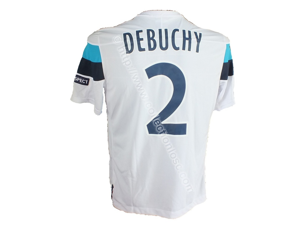 Maillot du LOSC porté par Mathieu DEBUCHY en Champions League édition 2011/2012