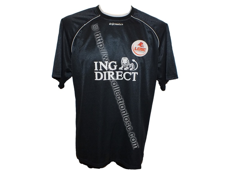 Maillot du LOSC porté par Matthieu DELPIERRE en Coupe Intertoto édition 2002/2003