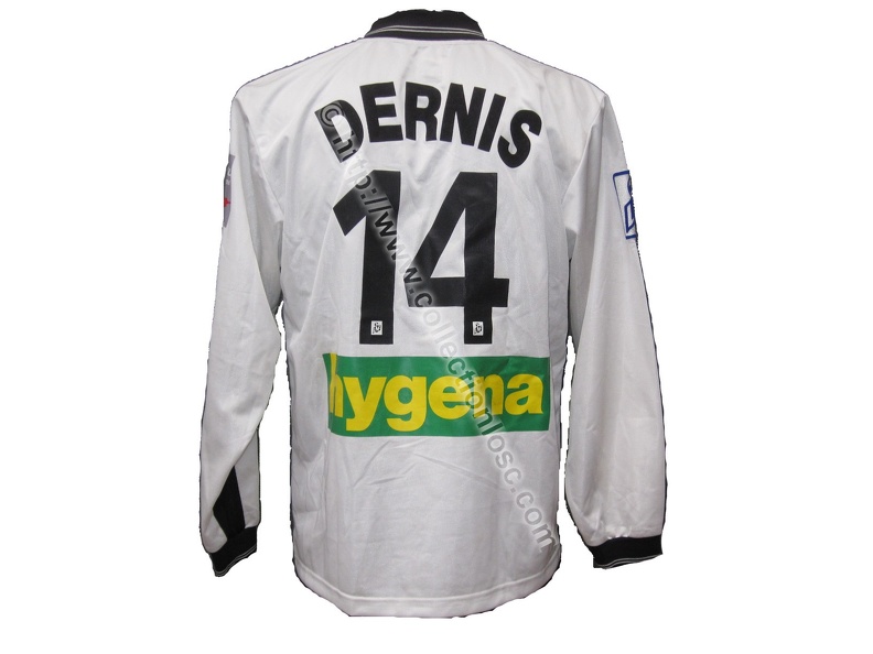 Maillot du LOSC porté par Geoffrey DERNIS en D2 saison 1999/2000