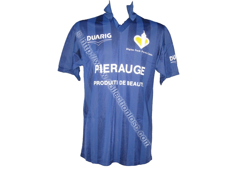 Maillot du LOSC porté par Alain DOARÉ en D1 saison 1988/1989