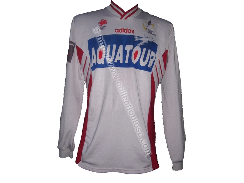 Maillot du LOSC porté par Arnaud DUNCKER en D1 saison 1995/1996