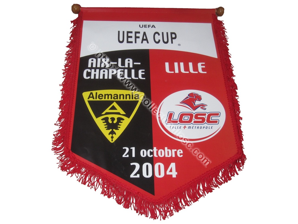 Fanion LOSC Lille - Édition 80 Ans - Wimpel Pennant - Club Français
